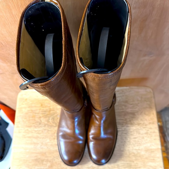 Frye women’s 16” boots w/ full back zippers size 8 new custom soles & heels - Picture 5 of 15